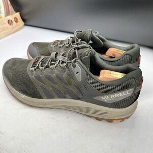 Merrell Nova 3 Gore-Tex Shoes Mens Size 14 Wide Hiking Camping Outdoors Green
